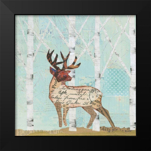 In the Forest III Black Modern Wood Framed Art Print by Prahl, Courtney