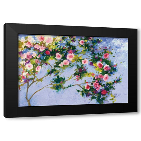 Inspiration Monet Black Modern Wood Framed Art Print with Double Matting by Novak, Shirley