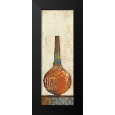 Indian Vessels I v2 Black Modern Wood Framed Art Print by Hershey, Moira