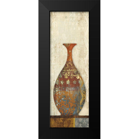 Indian Vessels II v2 Black Modern Wood Framed Art Print by Hershey, Moira