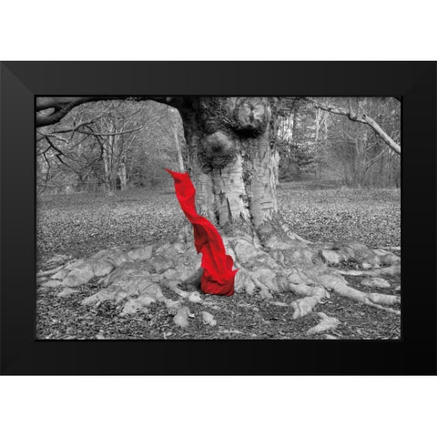 Flow I Black Modern Wood Framed Art Print by Marshall, Laura
