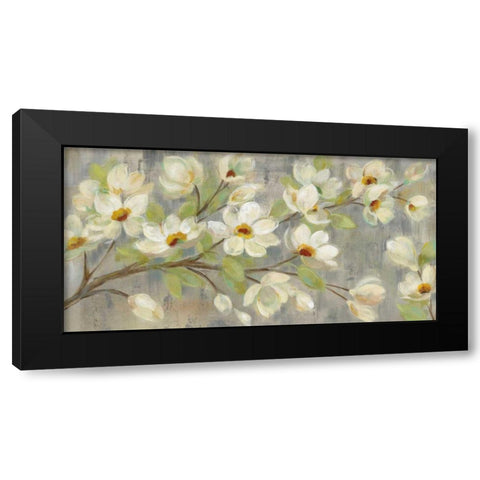 April Branch Black Modern Wood Framed Art Print by Vassileva, Silvia