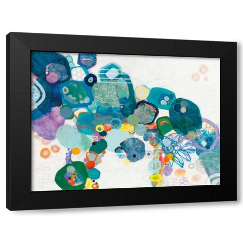 Bridging our Differences Black Modern Wood Framed Art Print with Double Matting by Ferguson, Kathy