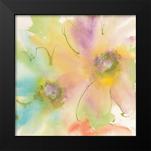 Rainbow Cosmos II Black Modern Wood Framed Art Print by Paschke, Chris