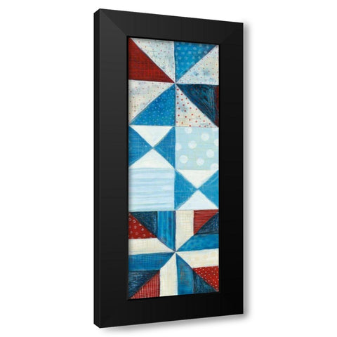 Modern Americana Panel I Black Modern Wood Framed Art Print by Averinos, Melissa