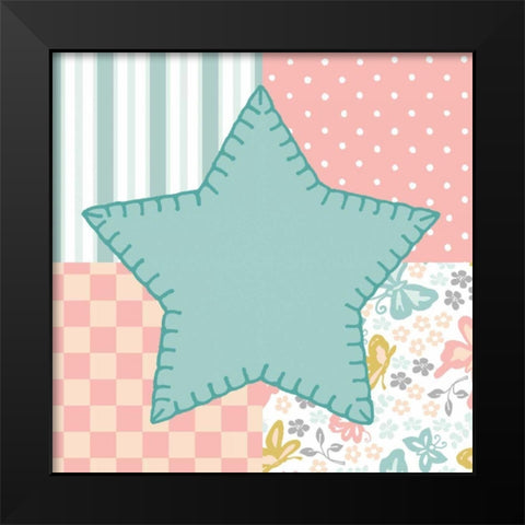 Baby Quilt IV Black Modern Wood Framed Art Print by Grove, Beth
