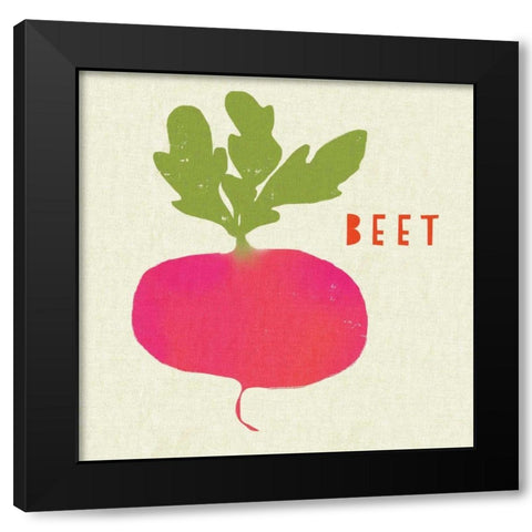 Summer Vegetable I Black Modern Wood Framed Art Print by Studio Mousseau