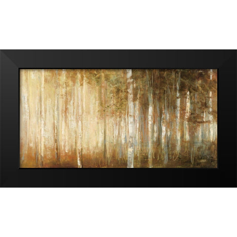 Resolutions Fall Black Modern Wood Framed Art Print by Purinton, Julia