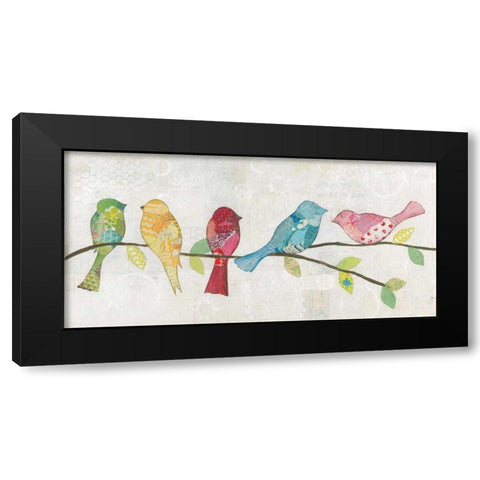Catching Up I Black Modern Wood Framed Art Print with Double Matting by Prahl, Courtney