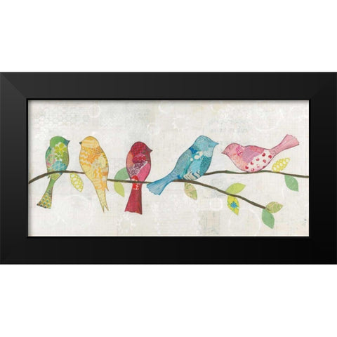 Catching Up I Black Modern Wood Framed Art Print by Prahl, Courtney