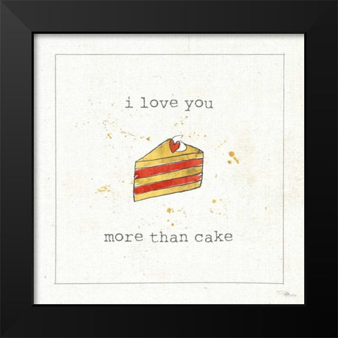 Lil Sweeties III Black Modern Wood Framed Art Print by Pela Studio