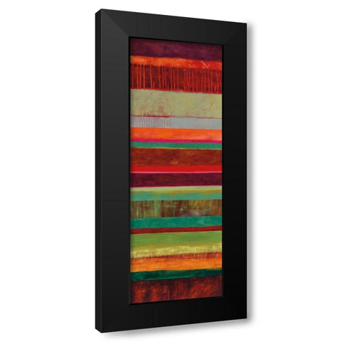 Fields of Color VI Black Modern Wood Framed Art Print with Double Matting by Davies, Jane