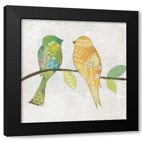Catching Up IV Black Modern Wood Framed Art Print with Double Matting by Prahl, Courtney