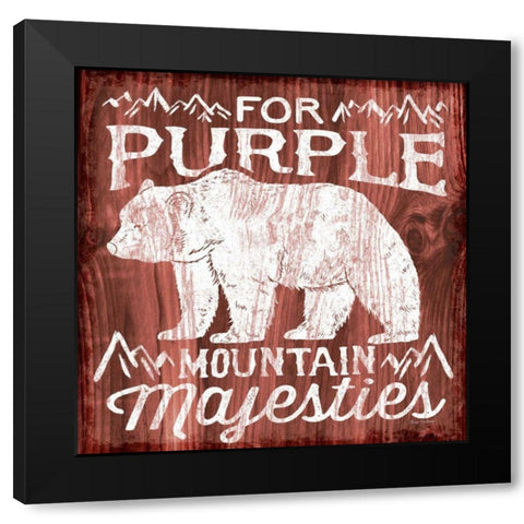 America the Beautiful IV Black Modern Wood Framed Art Print with Double Matting by Marshall, Laura