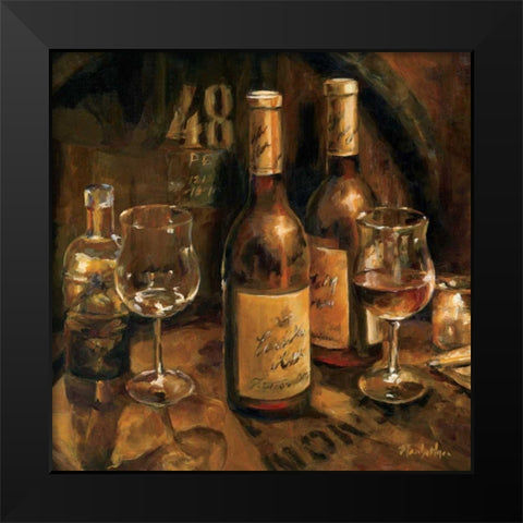 Wine Making Black Modern Wood Framed Art Print by Hageman, Marilyn