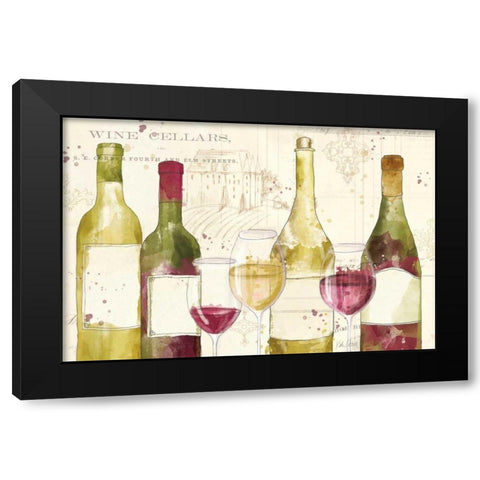Chateau Winery I Black Modern Wood Framed Art Print with Double Matting by Pertiet, Katie