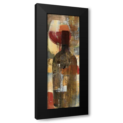 Festa II v2 Black Modern Wood Framed Art Print with Double Matting by Hristova, Albena