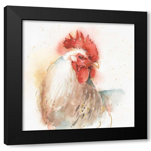 Farm Friends V Black Modern Wood Framed Art Print with Double Matting by Audit, Lisa