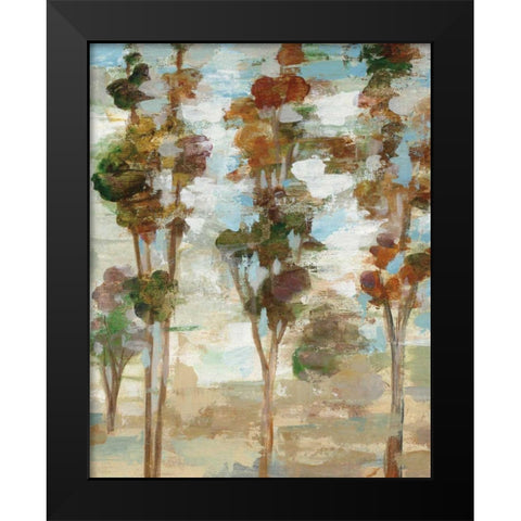 Serene Forest III Black Modern Wood Framed Art Print by Vassileva, Silvia