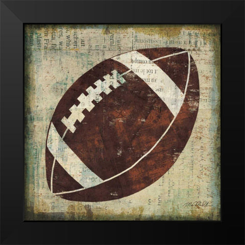 Ball III Black Modern Wood Framed Art Print by Mullan, Michael