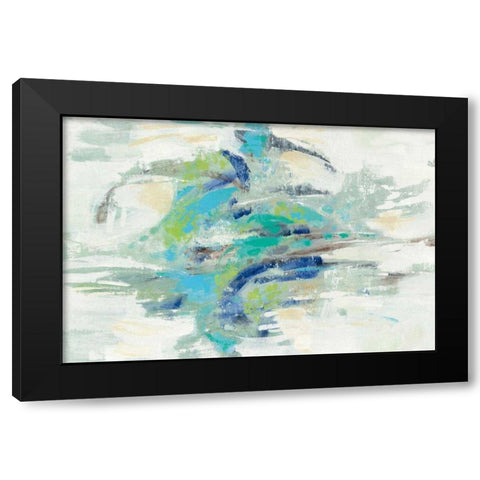 River Whirlpool Black Modern Wood Framed Art Print by Vassileva, Silvia