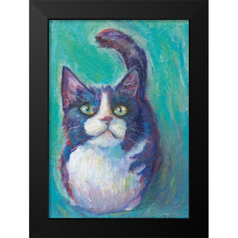 Cookie Bean Crop Black Modern Wood Framed Art Print by Urban, Mary
