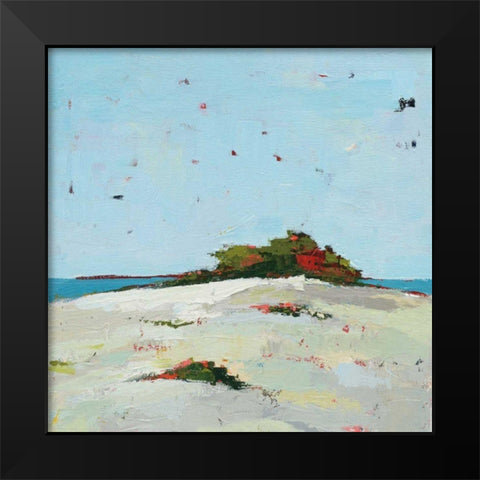 Fall Dune Black Modern Wood Framed Art Print by Adams, Phyllis