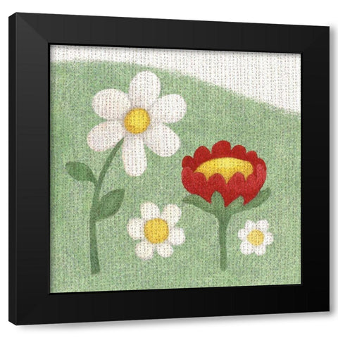 Americana Garden I Black Modern Wood Framed Art Print with Double Matting by Grove, Beth