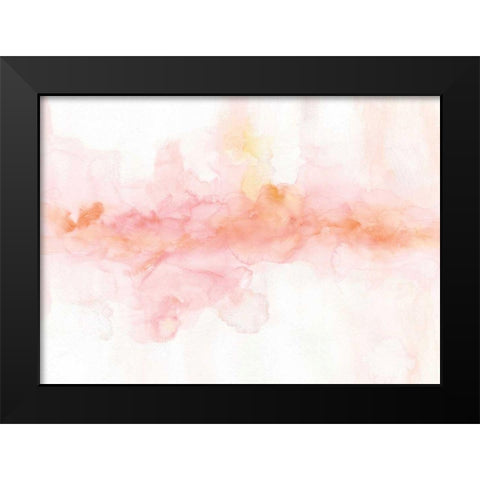 Rainbow Seeds Abstract Black Modern Wood Framed Art Print by Audit, Lisa