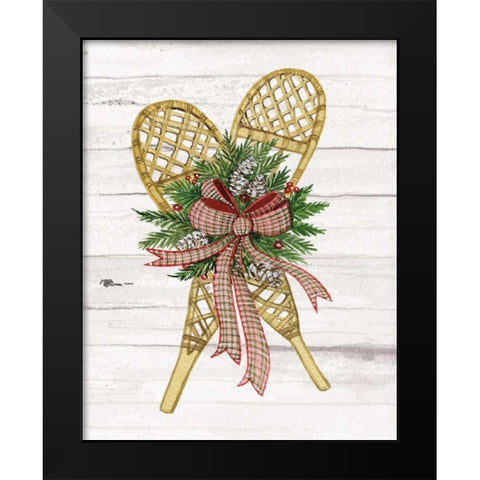 Holiday Sports I on White Wood Black Modern Wood Framed Art Print by McKenna, Kathleen Parr