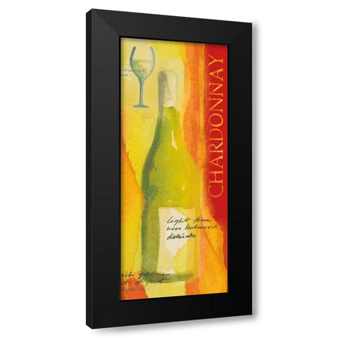Well Balanced Yellow Black Modern Wood Framed Art Print by Clark, Michael