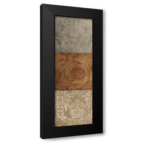 Taupe Majesty II Black Modern Wood Framed Art Print with Double Matting by Audit, Lisa