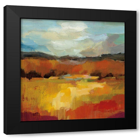 October Moment II Black Modern Wood Framed Art Print with Double Matting by Vassileva, Silvia