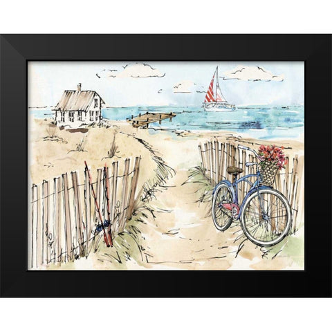 Coastal Catch V Black Modern Wood Framed Art Print by Tavoletti, Anne