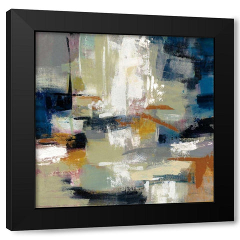 Full Moon II with White Black Modern Wood Framed Art Print with Double Matting by Vassileva, Silvia