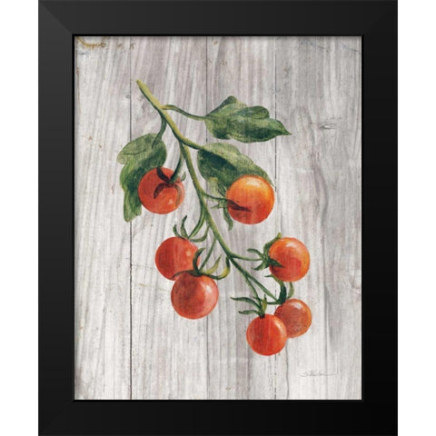 Market Vegetables IV Black Modern Wood Framed Art Print by Vassileva, Silvia