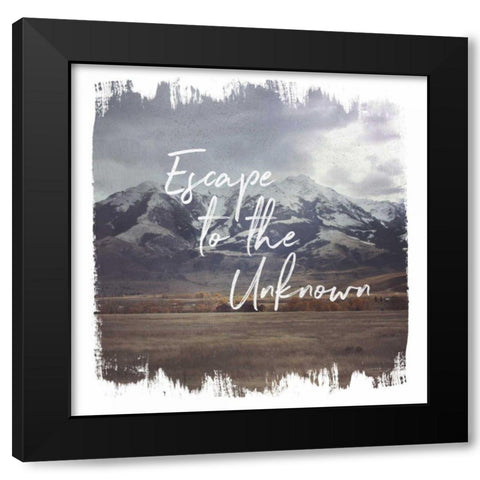 Wild Wishes IV Black Modern Wood Framed Art Print by Marshall, Laura