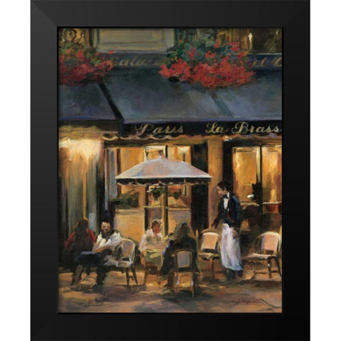 La Brasserie II Black Modern Wood Framed Art Print by Hageman, Marilyn