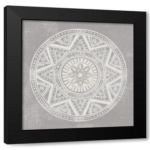 Seville I FB Greige Black Modern Wood Framed Art Print by Lovell, Kathrine