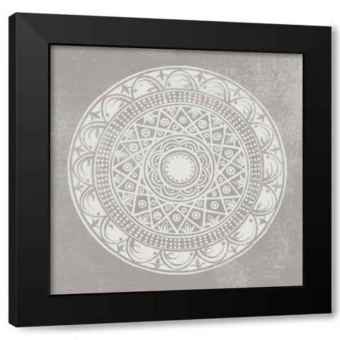 Seville III FB Greige Black Modern Wood Framed Art Print with Double Matting by Lovell, Kathrine