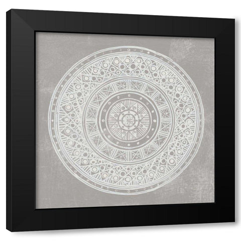 Seville IV FB Greige Black Modern Wood Framed Art Print by Lovell, Kathrine