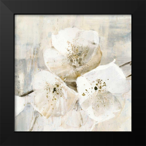Elegance III Greige Black Modern Wood Framed Art Print by Hristova, Albena