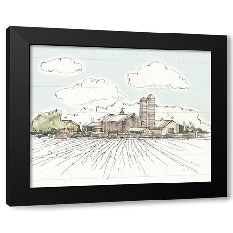 Farm Memories I Shiplap Black Modern Wood Framed Art Print by Tavoletti, Anne
