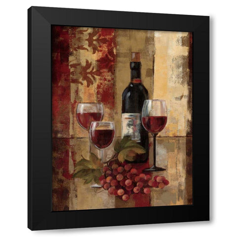 Graffiti and Wine II Black Modern Wood Framed Art Print by Vassileva, Silvia