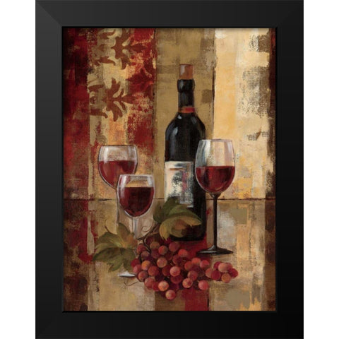Graffiti and Wine II Black Modern Wood Framed Art Print by Vassileva, Silvia