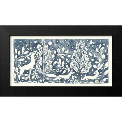 Forest Life IX Black Modern Wood Framed Art Print by Thomas, Miranda