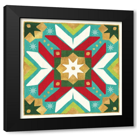 Winter Wishes VI Black Modern Wood Framed Art Print by Charron, Veronique