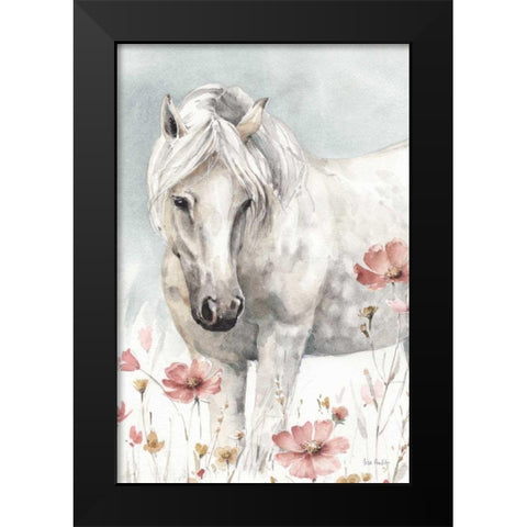Wild Horses II Crop Black Modern Wood Framed Art Print by Audit, Lisa
