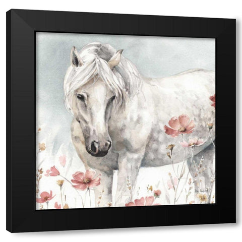 Wild Horses V Black Modern Wood Framed Art Print by Audit, Lisa