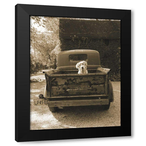 Get Out of Dodge Black Modern Wood Framed Art Print by Dratfield, Jim